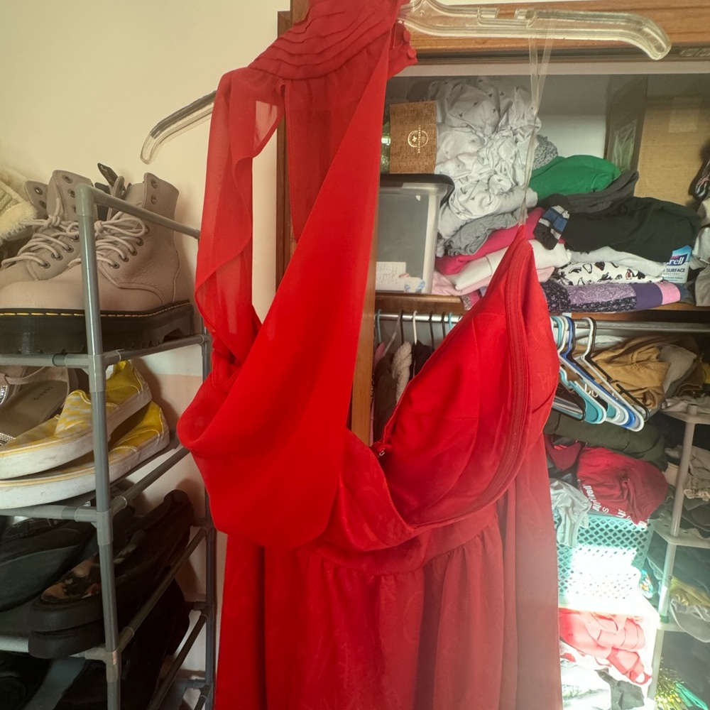 Limited addition Cruella red graffiti  dress